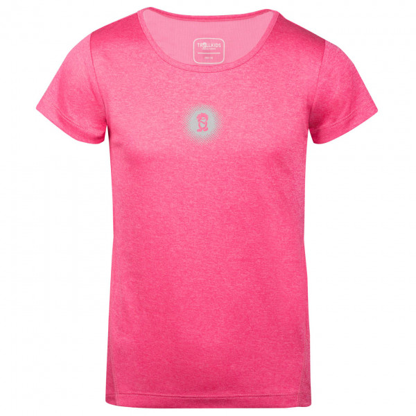 Trollkids - Girl's Preikestolen T - Funktionsshirt Gr 116 rosa von Trollkids