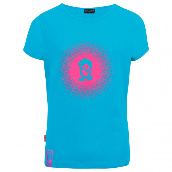 Trollkids - Girls Logo T - T-Shirt Gr 176 blau von Trollkids