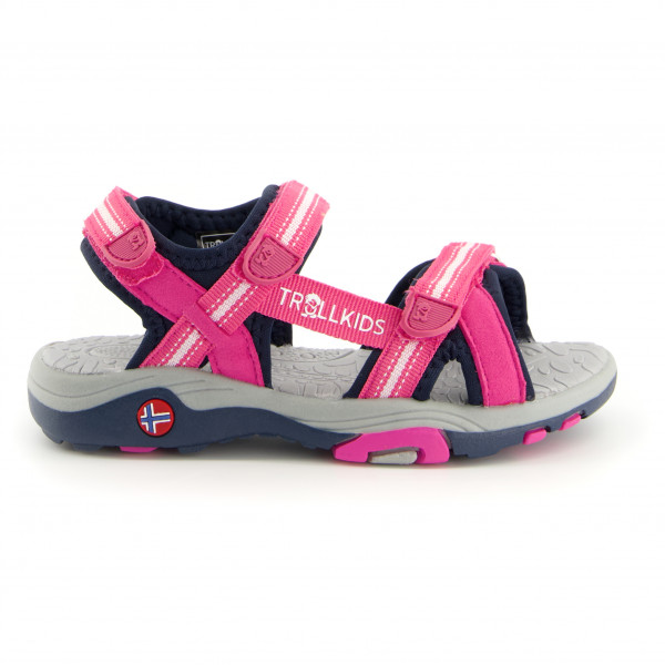 Trollkids - Girls Preikestolen Sandal - Sandalen Gr 28 rosa von Trollkids