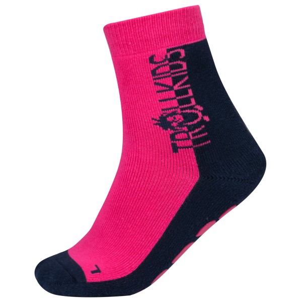 Trollkids - Kid's Anti Slip Socks - Hüttenschuhe Gr 23-26 rosa von Trollkids