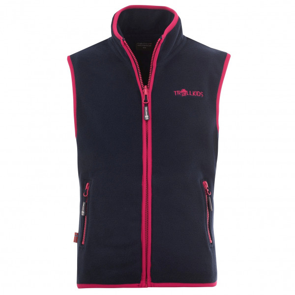 Trollkids - Kid's Arendal Vest - Fleecegilet Gr 176 blau von Trollkids