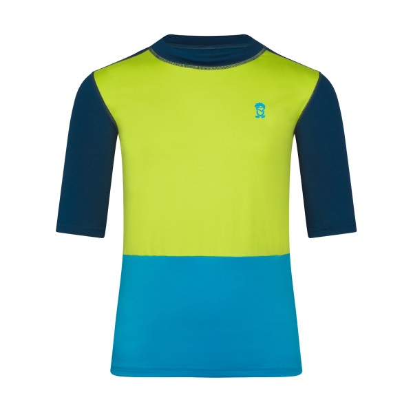 Trollkids - Kid's Balestrand T-Shirt - Lycra Gr 140 blau/grün Trollkids - Kid's Balestrand T-Shirt - Lycra Gr 140 blau/grün von Trollkids