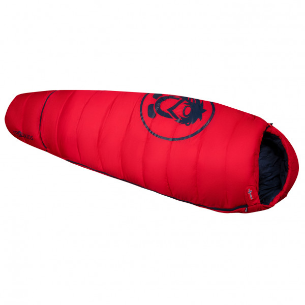 Trollkids - Kid's Fjell Dreamer II Extendable - Kinderschlafsack Gr 160-190 x 68 x 45 cm - User height: 130-170 cm blau;rot von Trollkids