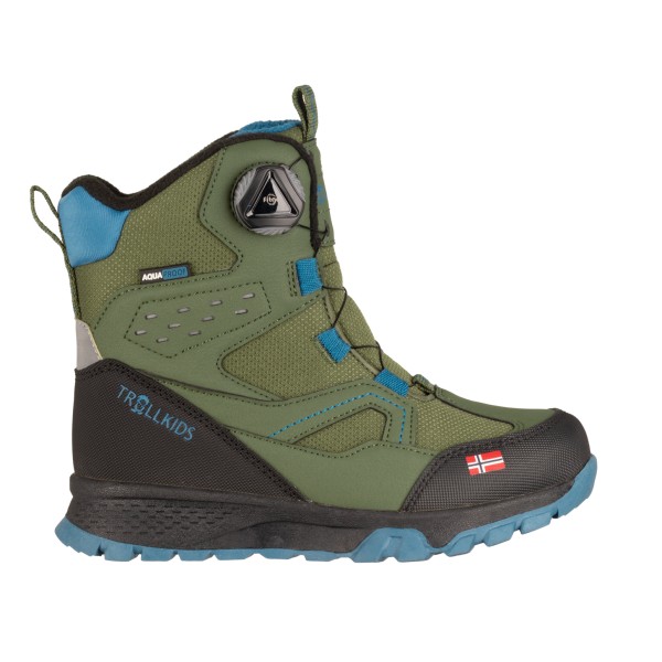 Trollkids - Kid's Kirkenes Winter Boots - Winterschuhe Gr 34 oliv von Trollkids