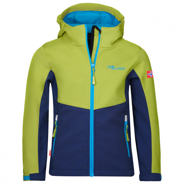 Trollkids - Kid's Kristiansand Jacket - Softshelljacke Gr 164 blau von Trollkids