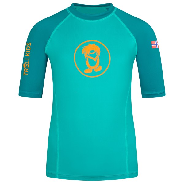 Trollkids - Kid's Kvalvika T - Funktionsshirt Gr 164 türkis Trollkids - Kid's Kvalvika T - Funktionsshirt Gr 164 türkis von Trollkids
