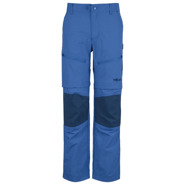 Trollkids - Kid's Nordfjord Zip-Off Pants Slim Fit - Trekkinghose Gr 158 blau von Trollkids