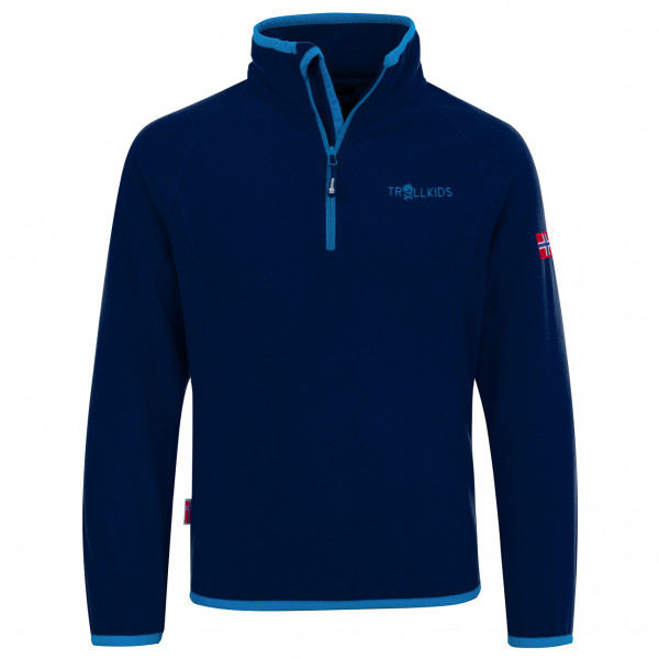 Trollkids - Kid's Nordland Half Zip - Fleecepullover Gr 110 blau Trollkids - Kid's Nordland Half Zip - Fleecepullover Gr 110 blau von Trollkids