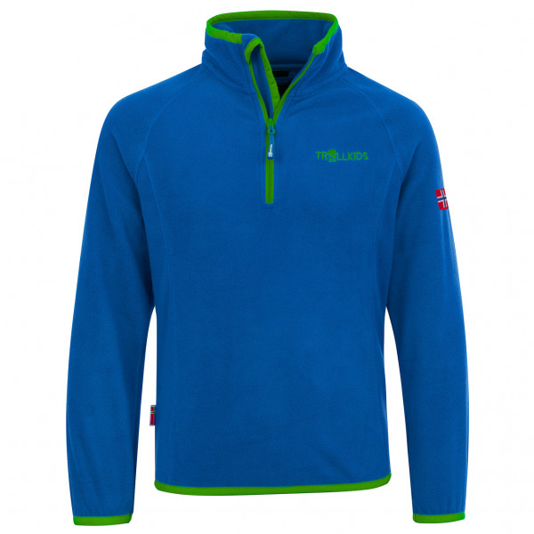 Trollkids - Kid's Nordland Half Zip - Fleecepullover Gr 92 blau Trollkids - Kid's Nordland Half Zip - Fleecepullover Gr 92 blau von Trollkids