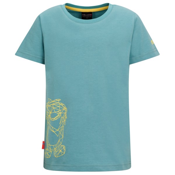 Trollkids - Kid's Oppland T - T-Shirt Gr 176 türkis von Trollkids