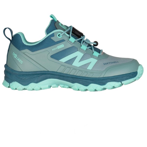 Trollkids - Kid's Sirdal Hiker Low - Multisportschuhe Gr 35 türkis von Trollkids