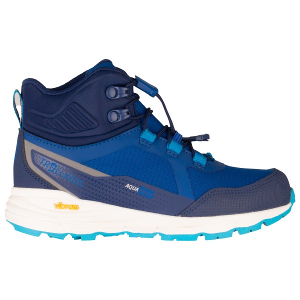 Trollkids - Kid's Skarvan Hiker Mid XT - Wanderschuhe Gr 33 blau von Trollkids