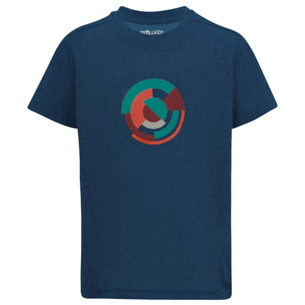 Trollkids - Kid's Sognefjord T-Shirt - Funktionsshirt Gr 110 blau Trollkids - Kid's Sognefjord T-Shirt - Funktionsshirt Gr 110 blau von Trollkids