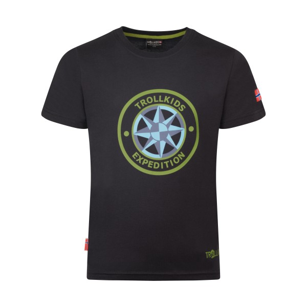 Trollkids - Kid's Windrose T - T-Shirt Gr 176 schwarz Trollkids - Kid's Windrose T - T-Shirt Gr 176 schwarz von Trollkids