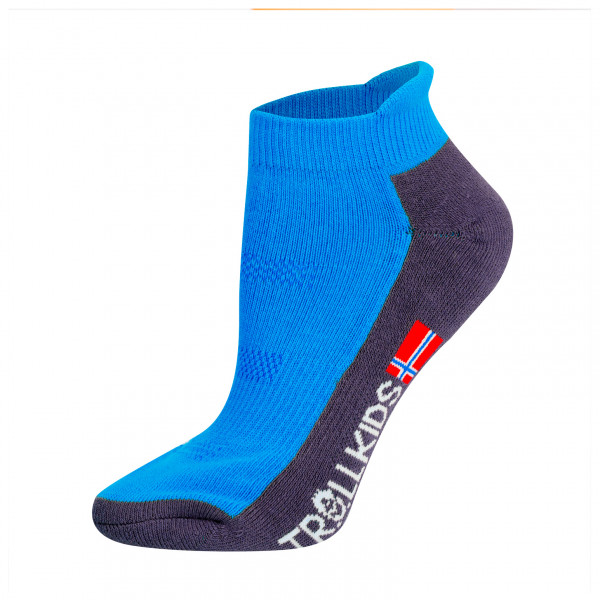 Trollkids - Kids Hiking Low Cut Socks II - Multifunktionssocken Gr 23-26 blau von Trollkids