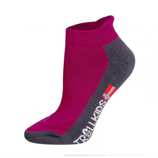 Trollkids - Kids Hiking Low Cut Socks II - Multifunktionssocken Gr 23-26 bunt von Trollkids