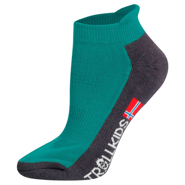 Trollkids - Kids Hiking Low Cut Socks II - Multifunktionssocken Gr 39-42 türkis Trollkids - Kids Hiking Low Cut Socks II - Multifunktionssocken Gr 39-42 türkis von Trollkids