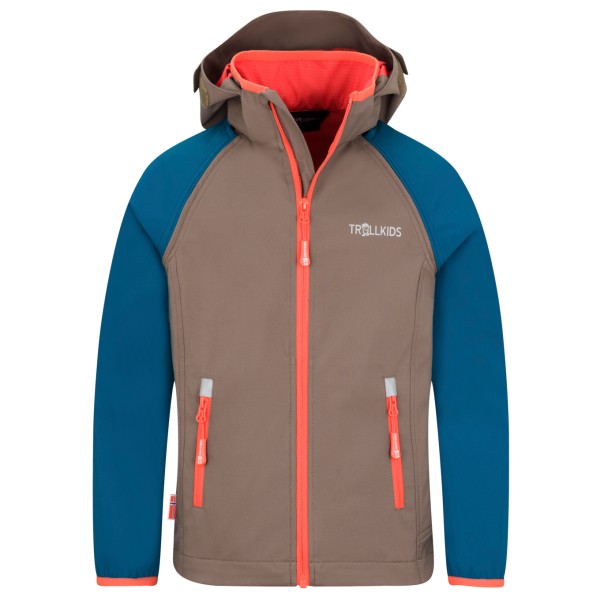 Trollkids - Kids Rondane Zip Off Jacket XT - Softshelljacke Gr 116 braun von Trollkids
