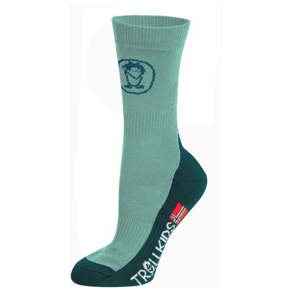 Trollkids - Kids Trekking Mid Cut Socks II - Wandersocken Gr 23-26;27-30;31-34;39-42 blau;lila;türkis Trollkids - Kids Trekking Mid Cut Socks II - Wandersocken Gr 23-26;27-30;31-34;39-42 blau;lila;türkis von Trollkids