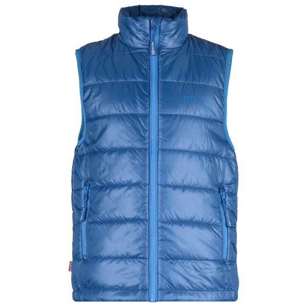 Trollkids - Kids Trondheim Vest - Kunstfasergilet Gr 140 blau von Trollkids