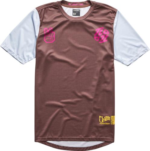 Troy Lee Designs Flowline SS Jersey Flipped - grau (Grösse: M) von Troy Lee Designs