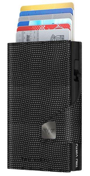 Wallet Click & Slide Lizard, Herren Schwarz ONE SIZE von HOFLER