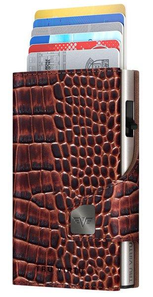 Doublewallet Click & Slide Croco, Silber Damen  ONE SIZE von Chiemsee