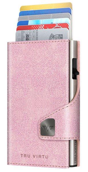 Wallet Click & Slide Glitter Rosé, Silber Herren  ONE SIZE von HOFLER