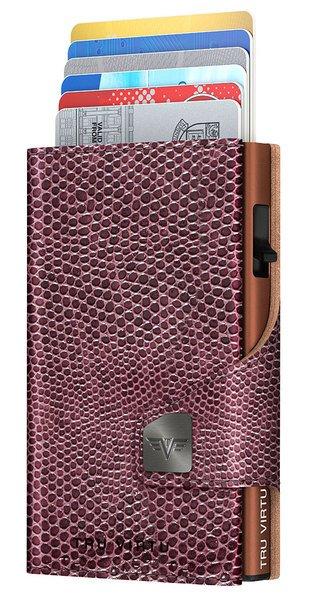 Wallet Click & Slide Iguana Glossyberry, Brow Herren Schwarz ONE SIZE von Chiemsee