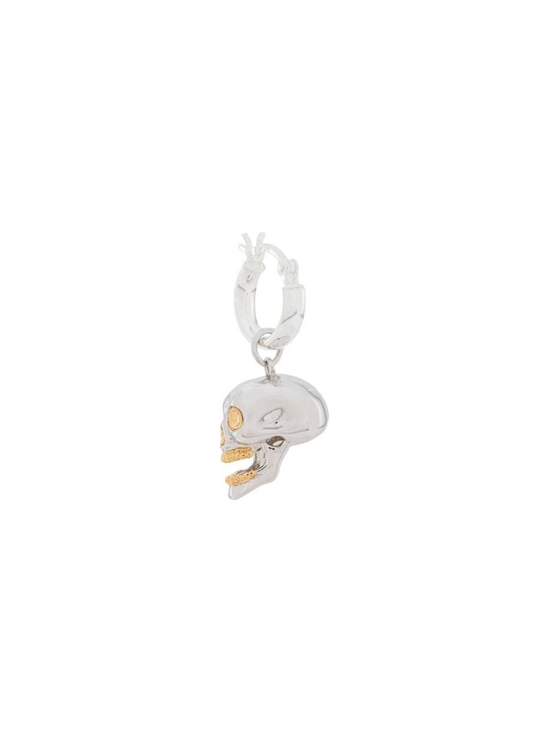 True Rocks Skull hoop earring - Metallic von True Rocks