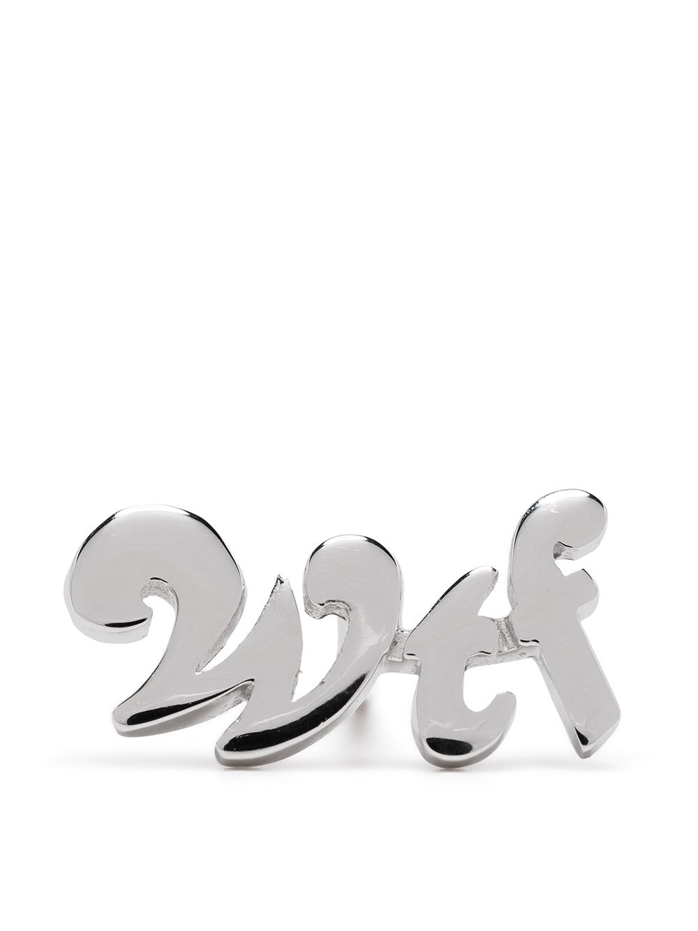 True Rocks WTF stud earring - Silver von True Rocks