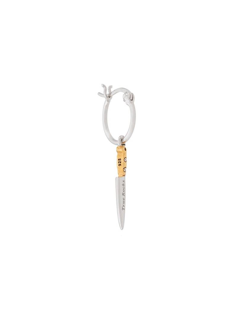 True Rocks knife drop earring - Silver von True Rocks