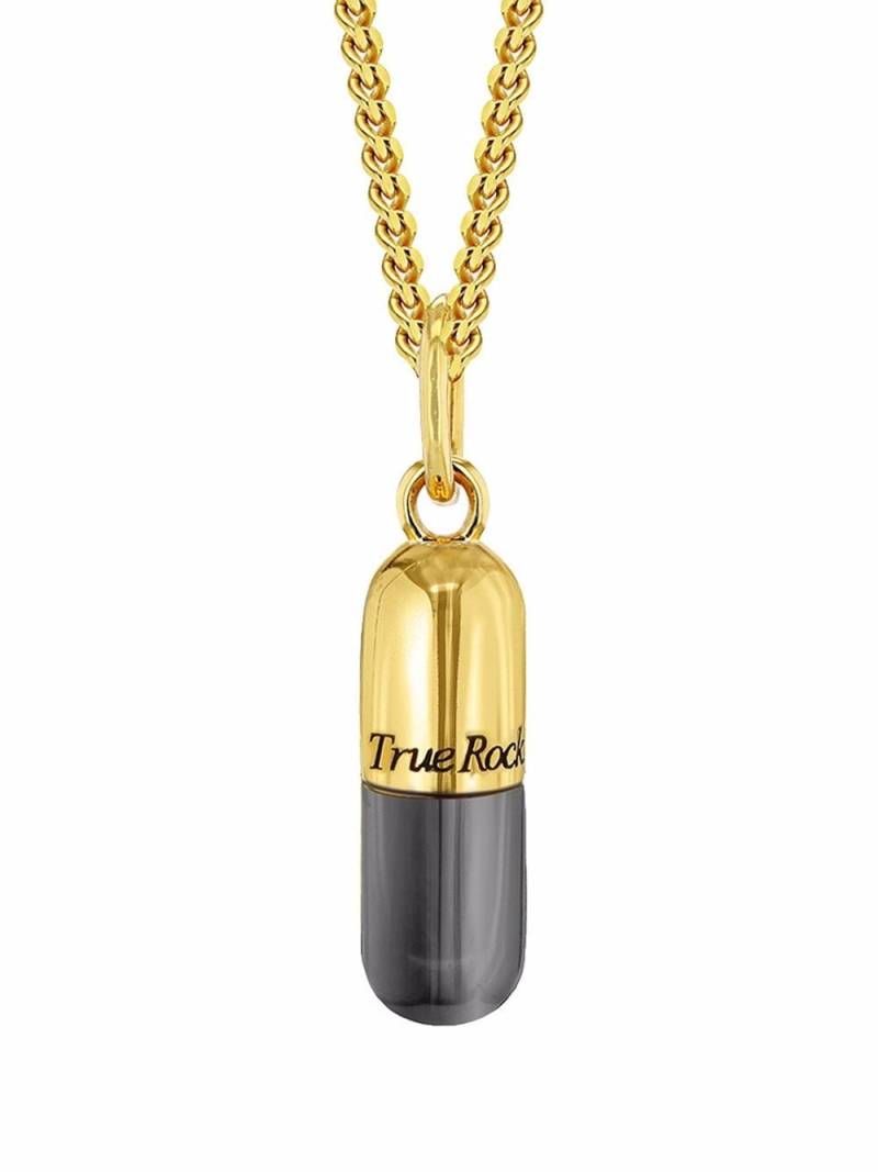 True Rocks mini pill necklace - Gold von True Rocks