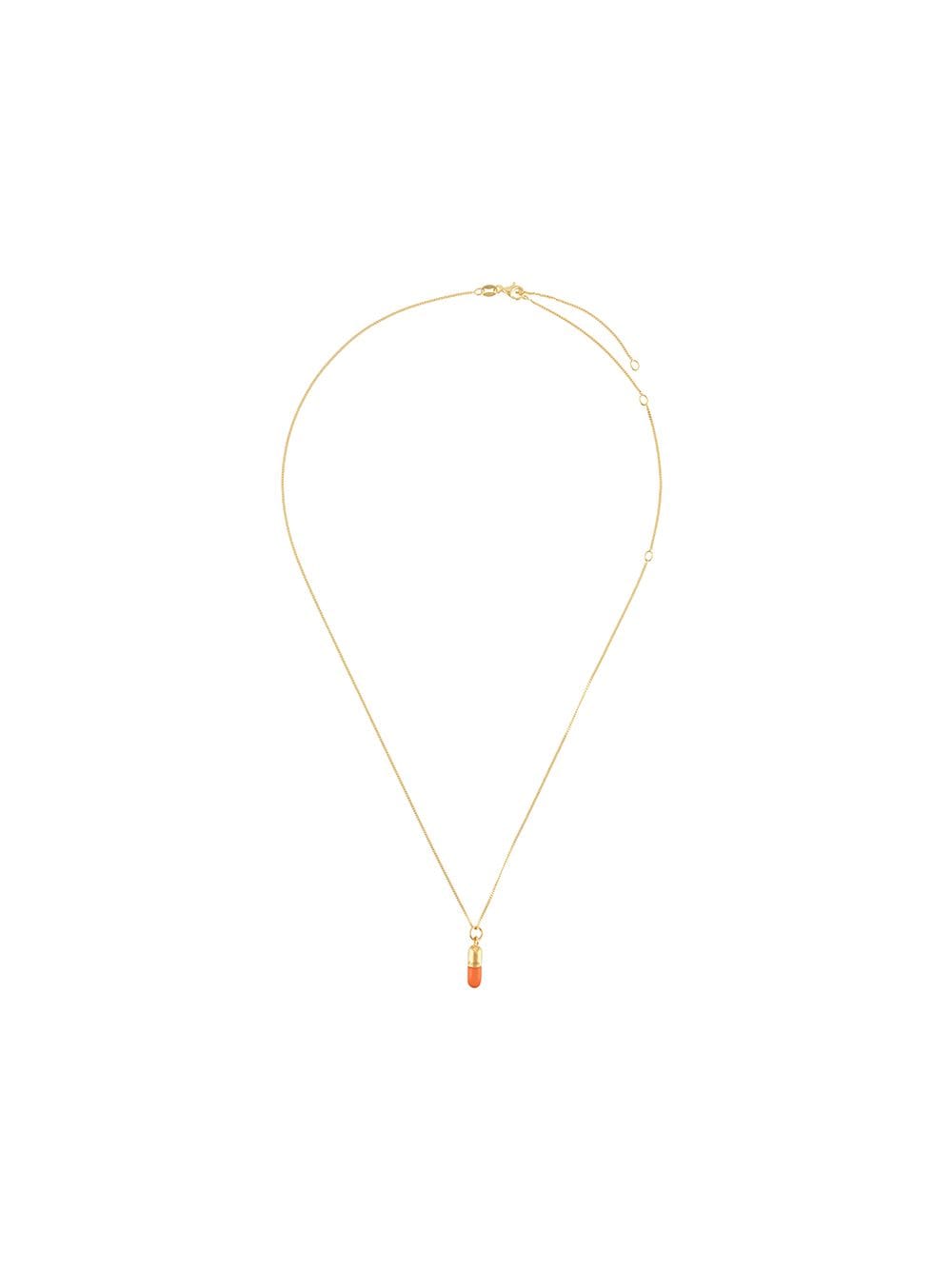 True Rocks mini pill pendant necklace - Gold von True Rocks