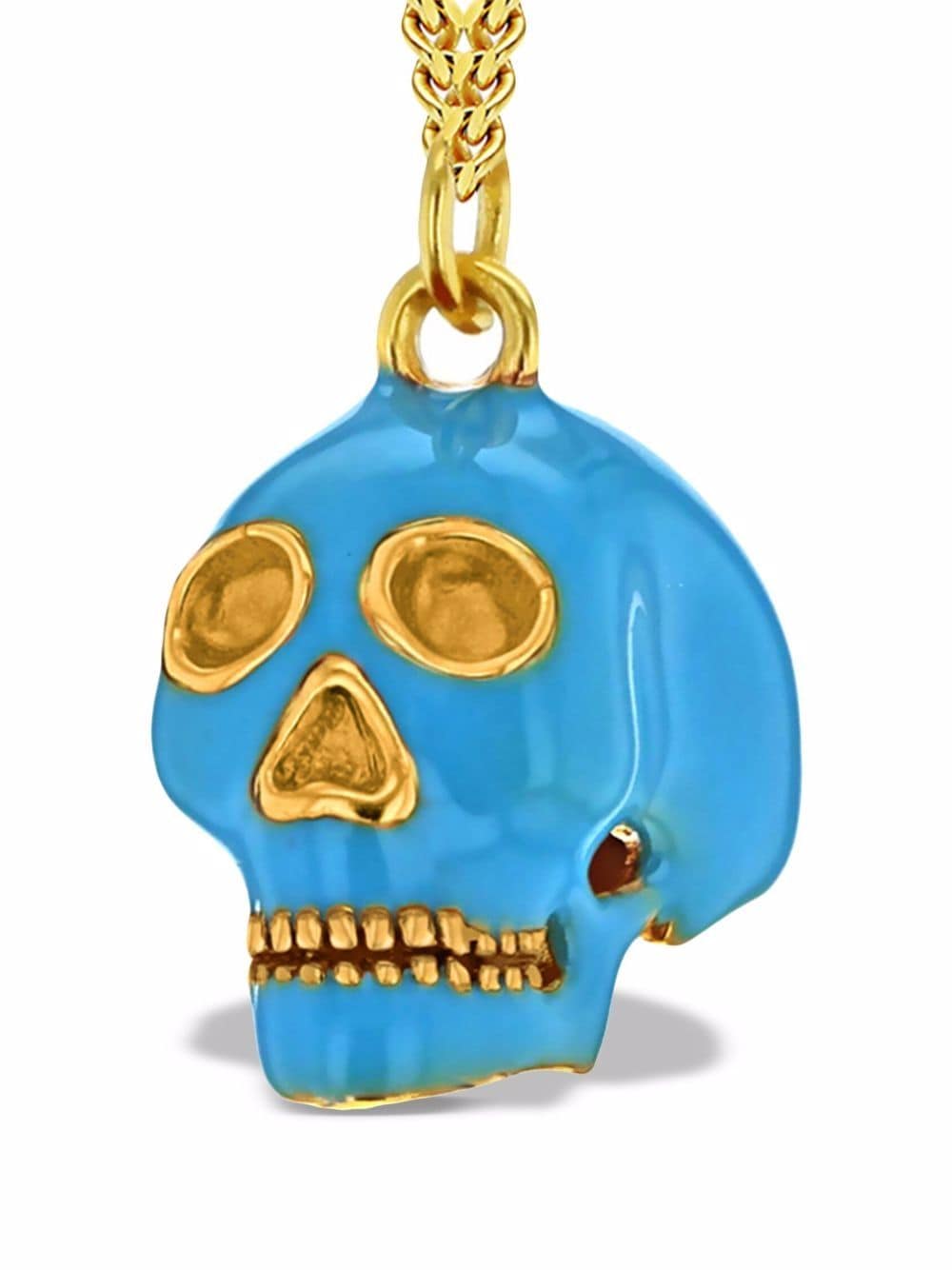 True Rocks skull pendant necklace - Gold von True Rocks