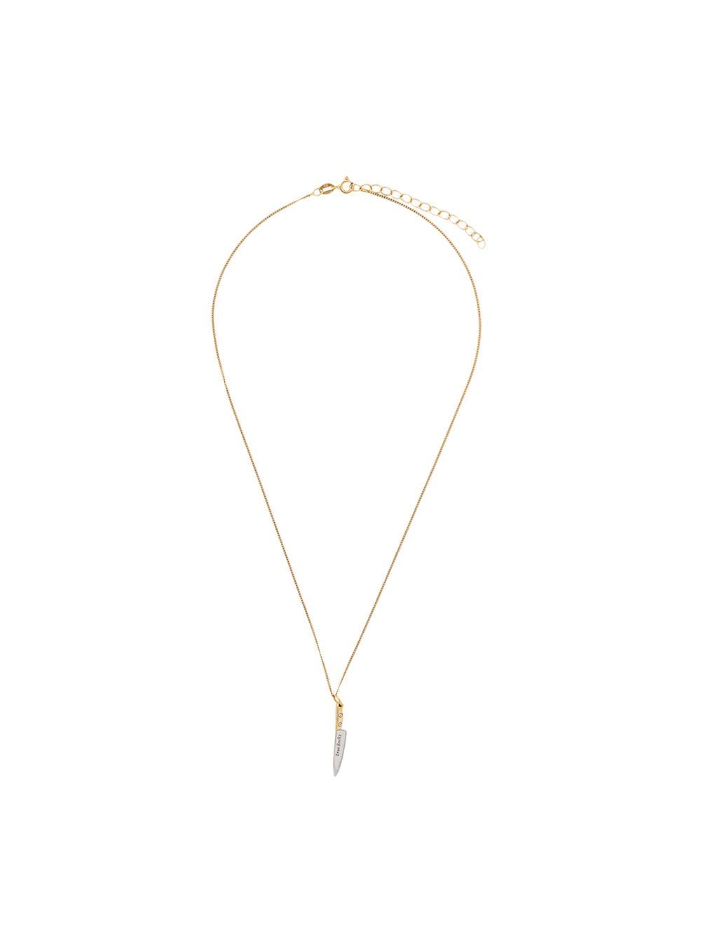 True Rocks small knife necklace - Gold von True Rocks