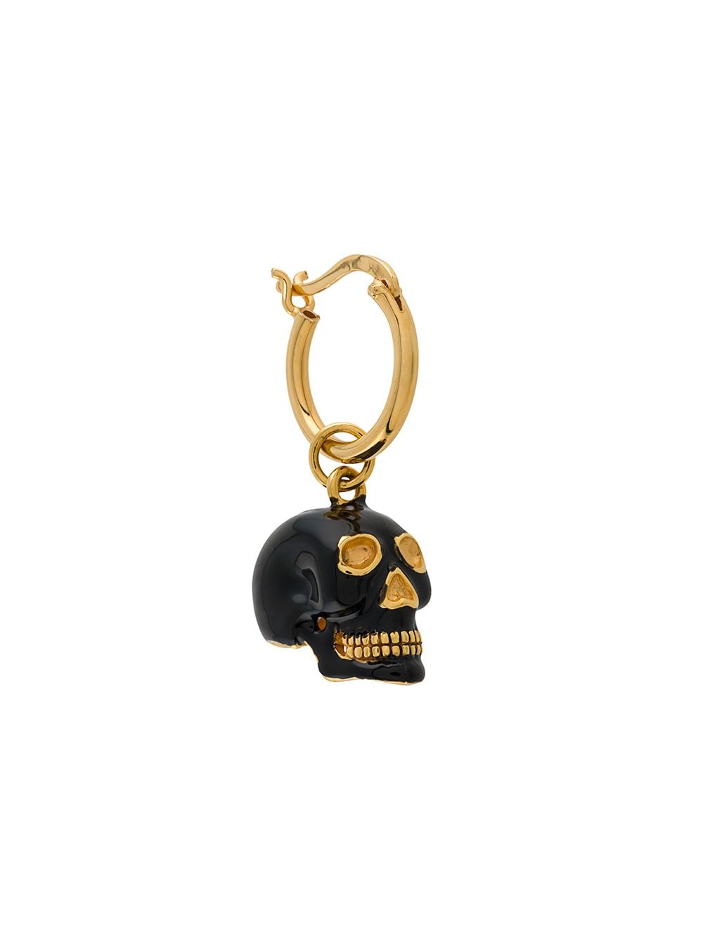 True Rocks small skull hoop earring - Gold von True Rocks