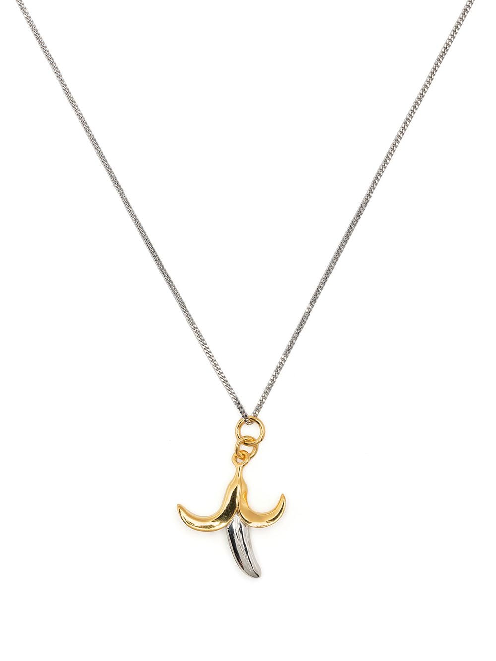 True Rocks two-tone banana-charm necklace - Silver von True Rocks