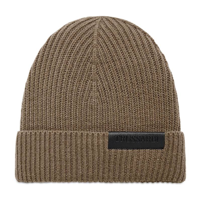 Mütze Trussardi Beanie Logo 57Z00184 Grau von Trussardi