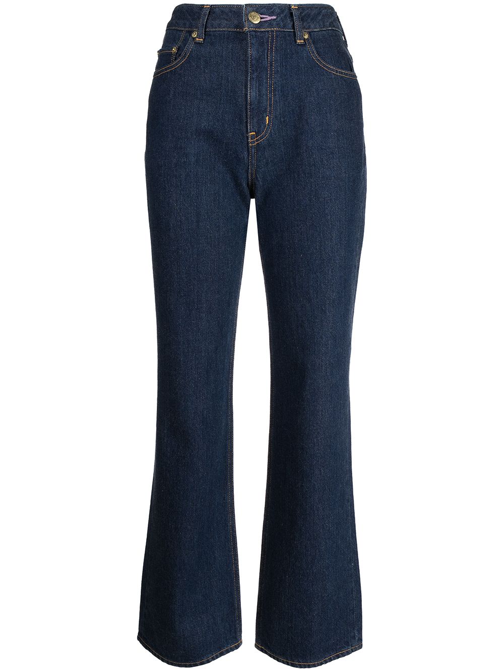 Tu es mon Tresor The Amethyst flared leg jeans - Blue von Tu es mon Tresor