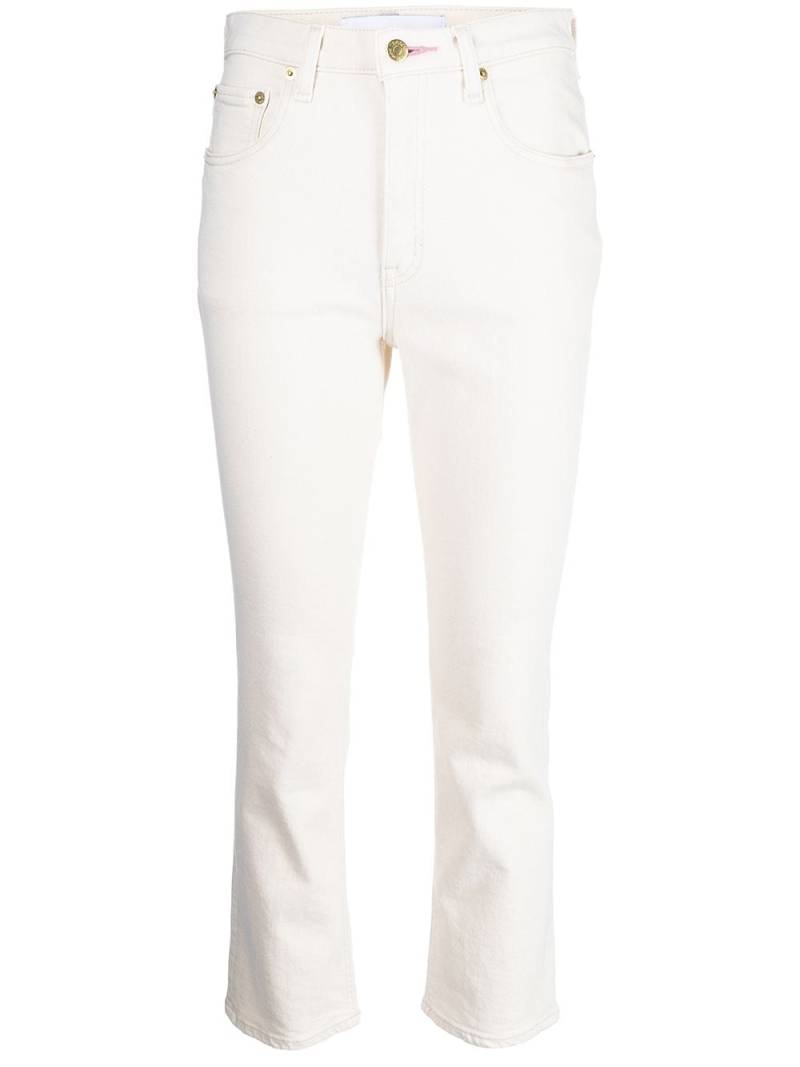 Tu es mon Tresor The Rose Quartz mid-rise skinny jeans - White von Tu es mon Tresor