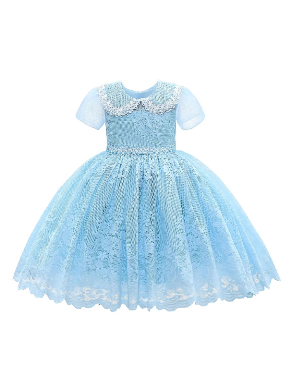 Tulleen Dolly lace-embroidery dress - Blue von Tulleen