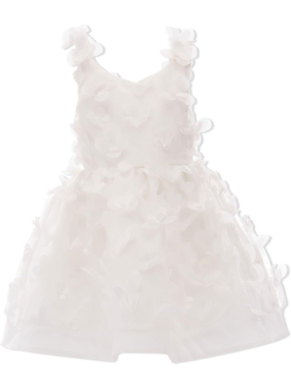 Tulleen Lago floral-appliqué dress - White von Tulleen