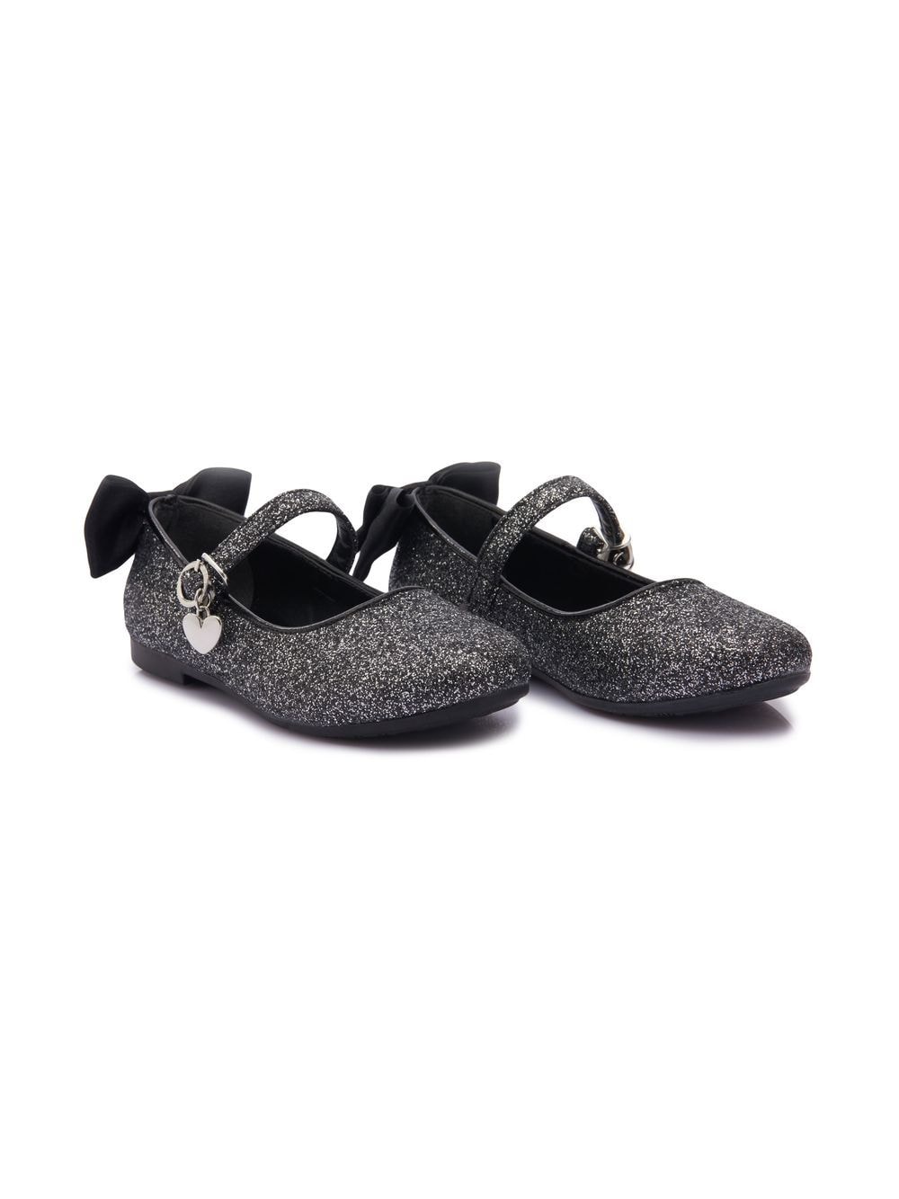 Tulleen bow-detail ballerina shoes - Black von Tulleen