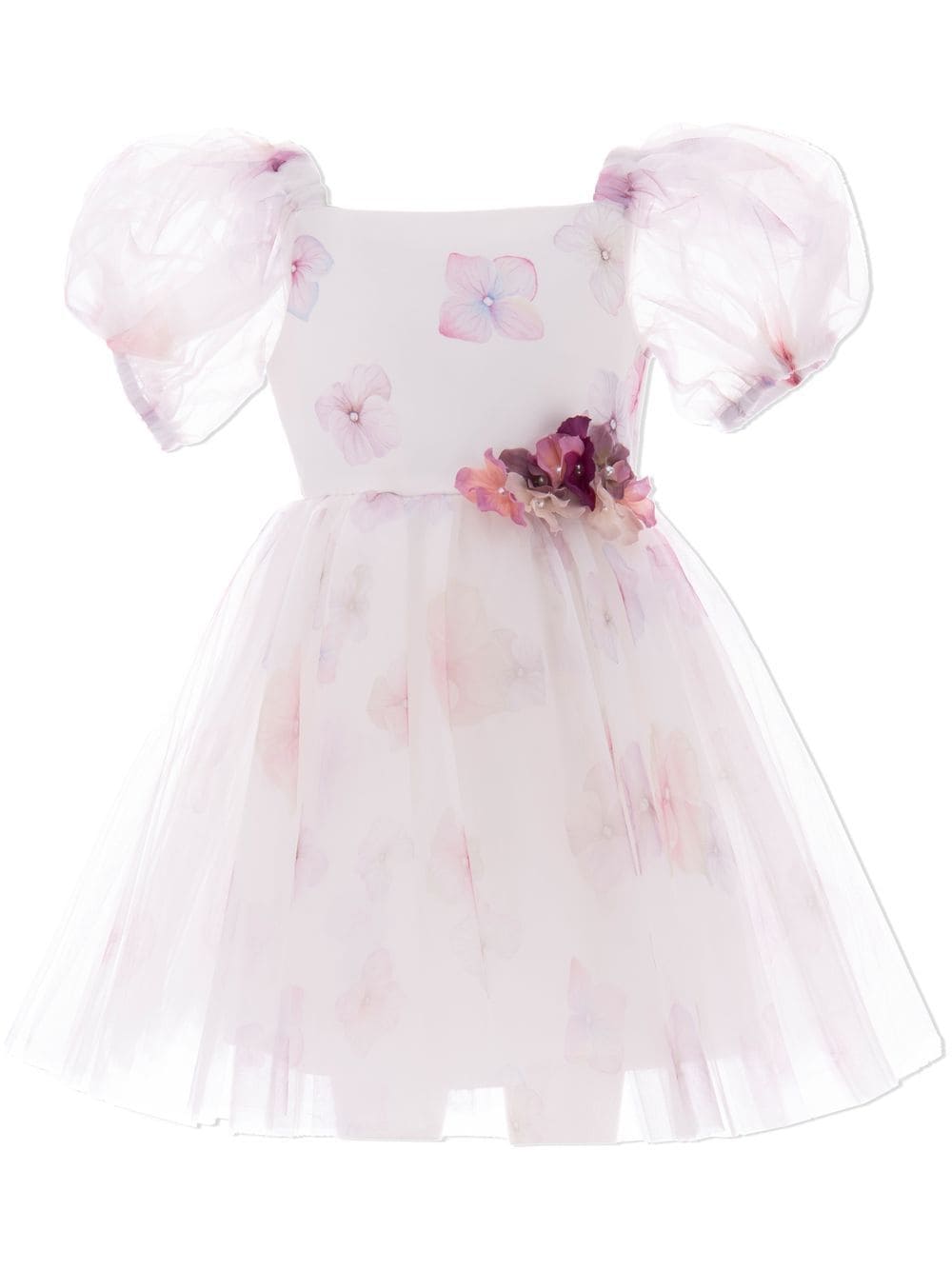 Tulleen floral-print tulle dress - White von Tulleen