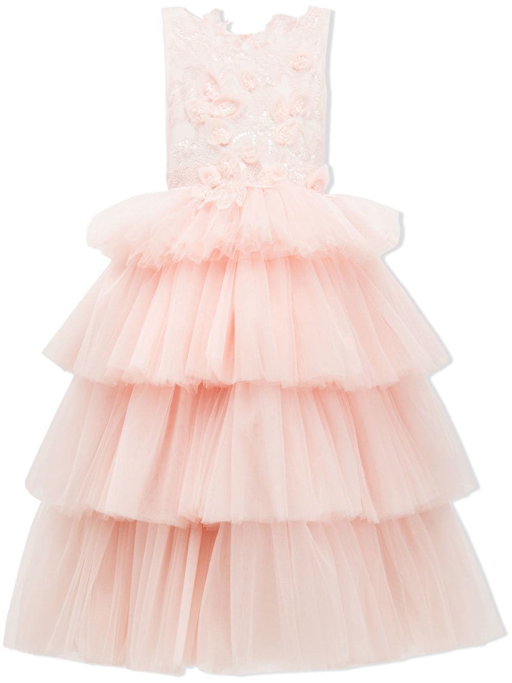 Tulleen tulle tiered skirt dress - Pink von Tulleen