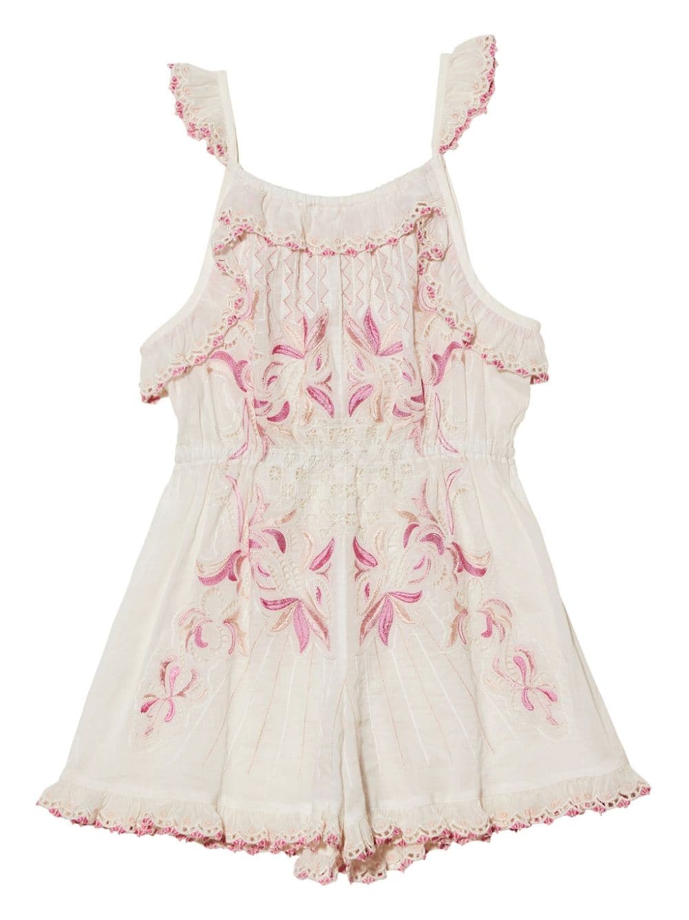 Tutu Du Monde Samba embroidered playsuit - White von Tutu Du Monde