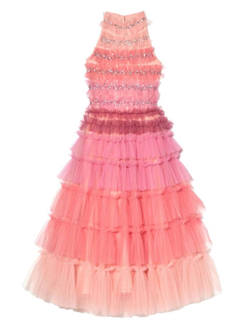 Tutu Du Monde crystal-embellished tiered dress - Pink von Tutu Du Monde