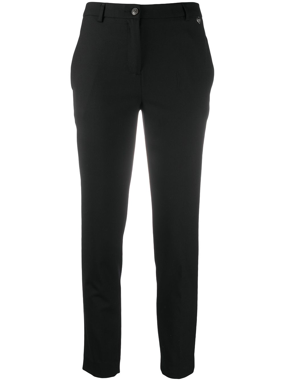 TWINSET cropped skinny trousers - Black von TWINSET