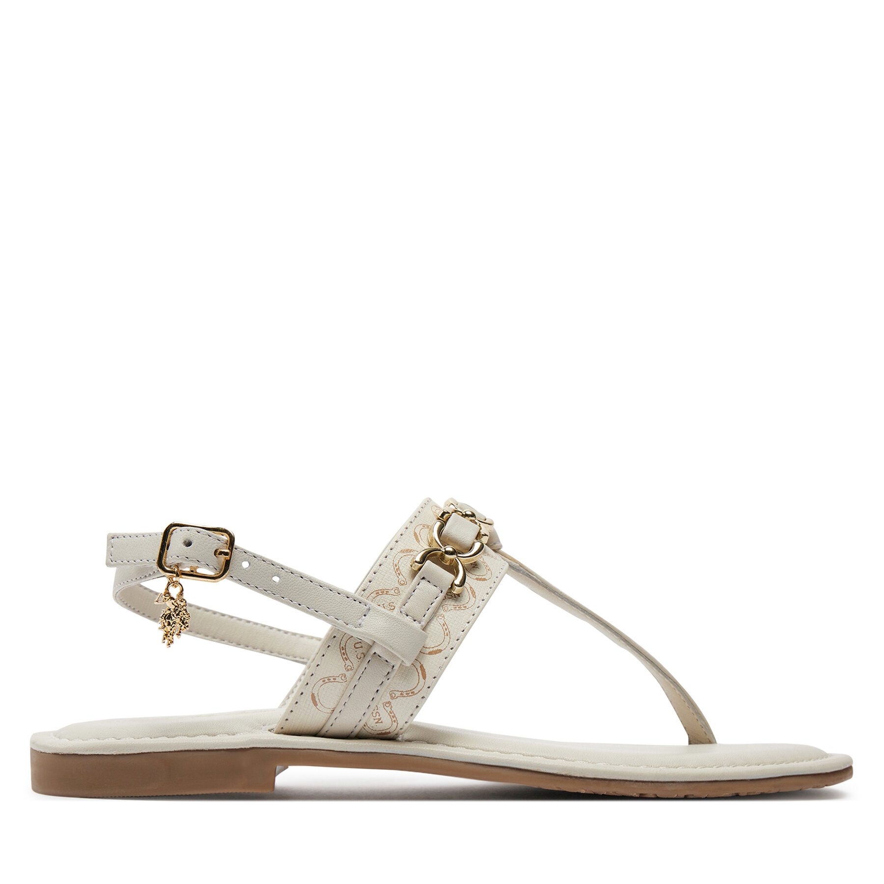 Sandalen U.S. Polo Assn. Linda002B Lth LINDA002BW/4L3 Écru Sandalen U.S. Polo Assn. Linda002B Lth LINDA002BW/4L3 Écru von U.S. Polo Assn.